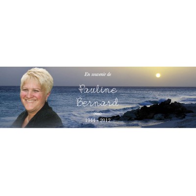 Signet - Bord de mer au coucher de soleil