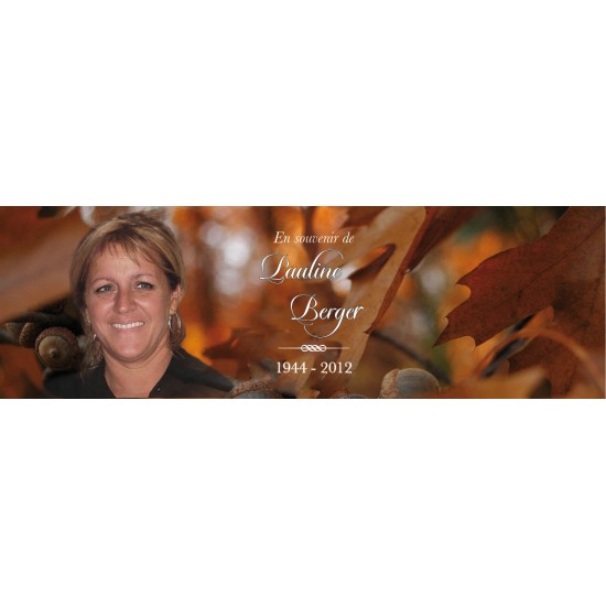 Signet - Feuille orange
